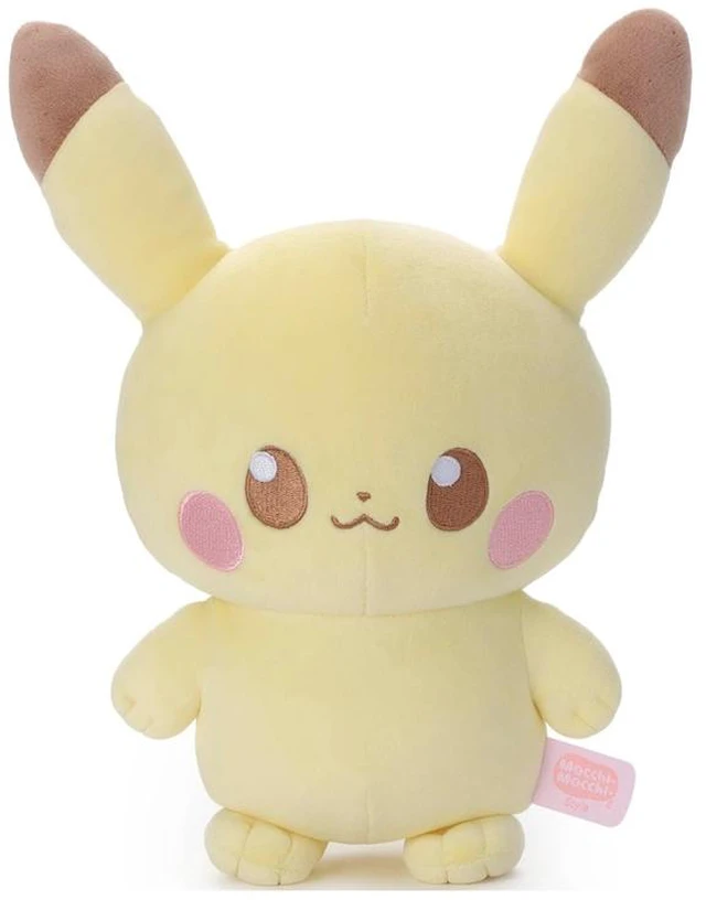 Main image of Poke Peace Pokemon Pikachu Mocchi-Mocchi-Style Plush US Import Fees Included