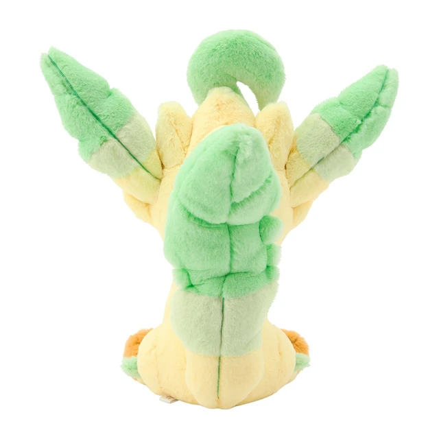 Alt view image 4 of 4 - Pokemon Leafeon Plush Fluffy Hugging US Import Fees Included