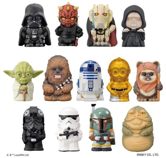 Main image of Japan Ensky Star Wars Selection Mascot Box of 13 US Import Fees Included
