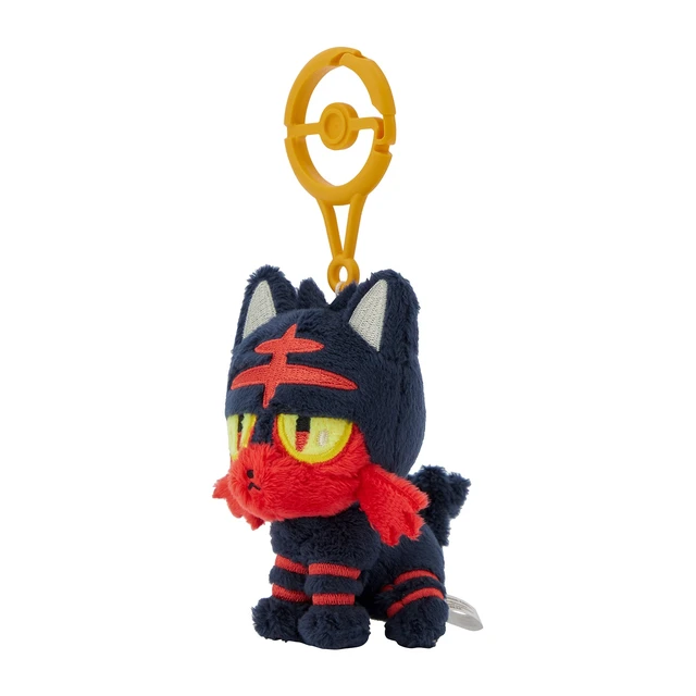 Alt view image 2 of 3 - Japan Pokemon Litten with Carabiner Mascot US Import Fees Included
