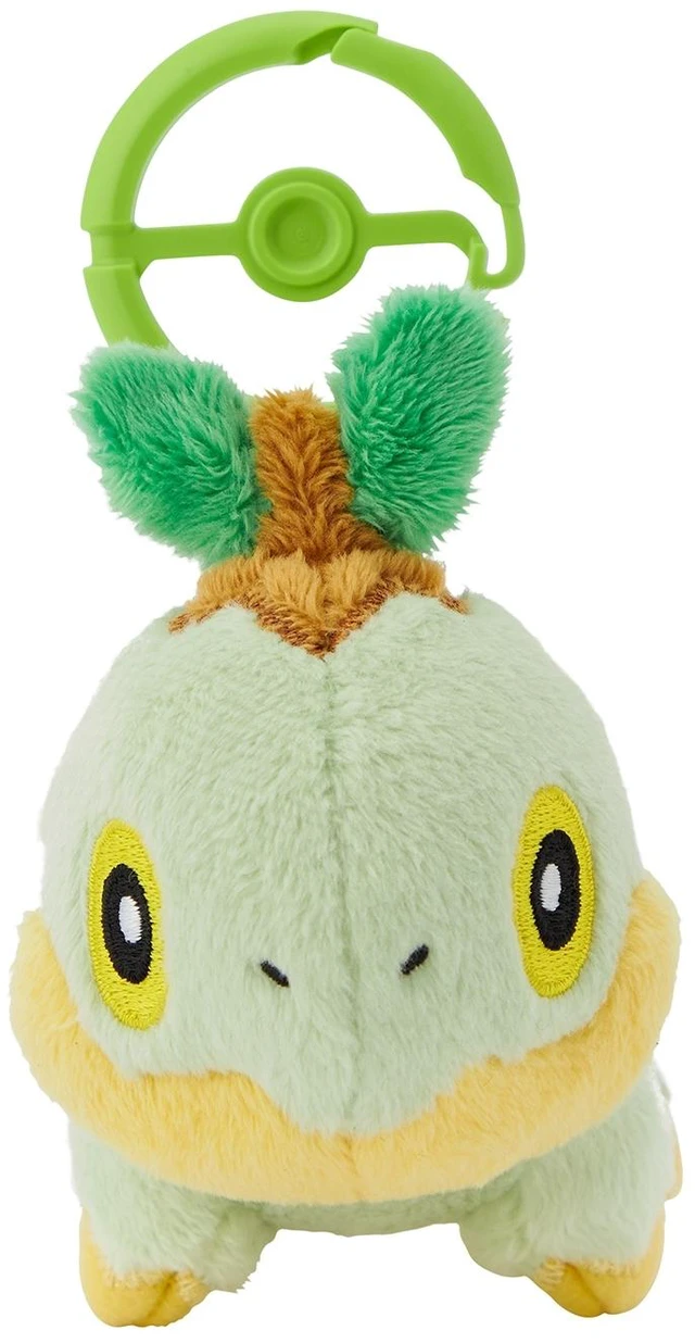 Main image of Japan Pokemon Turtwig with Carabiner Plush US Import Fees Included