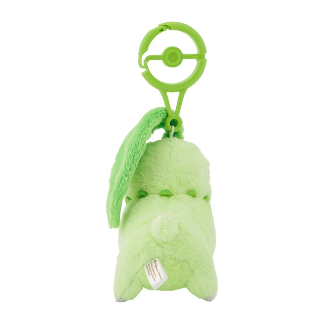 Alt view image 3 of 5 - Japan Pokemon Chikorita With Carabiner Plush US Import Fees Included