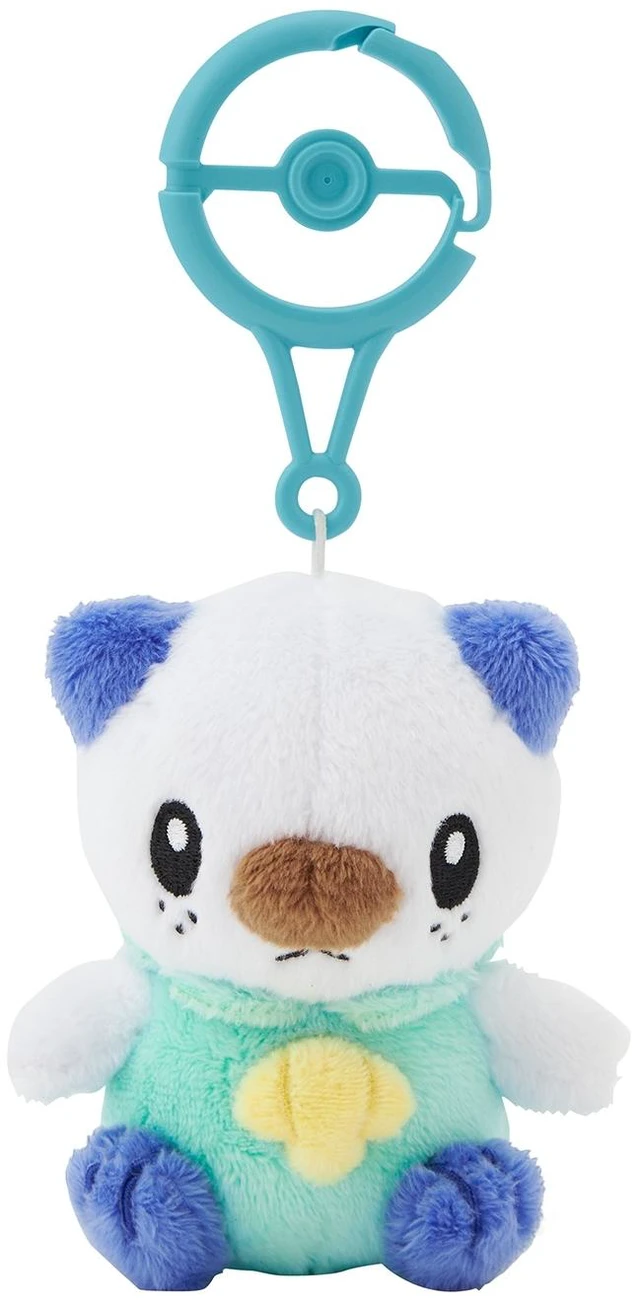 Main image of Japan Pokemon Oshawott with Carabiner Mascot US Import Fees Included