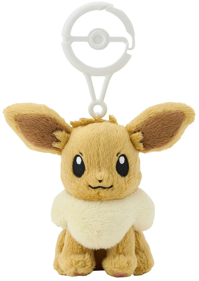 Main image of Pokemon Eevee Mascot With Carabiner US Import Fees Included