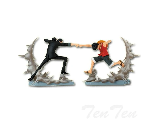 Alt view image 3 of 3 - Japan Banpresto One Piece Luffy vs Lucci Senko Zekkei Figure Set of 2 Prize