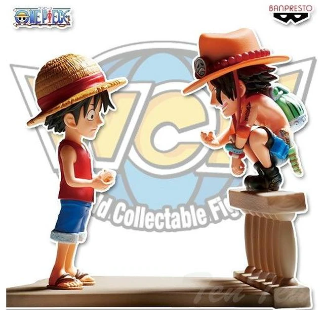 Main image of Japan Banpresto Monkey D. Luffy & Portgas D. Ace Mini Figure WCF US DUTY PAID