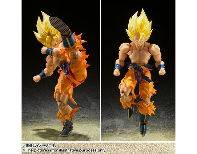 Alt view image 3 of 5 - Japan S.H.Figuarts Dragon Ball Z Super Saiyan Son Goku Action Figure