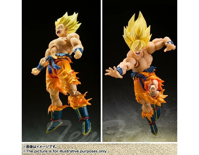 Alt view image 4 of 5 - Japan S.H.Figuarts Dragon Ball Z Super Saiyan Son Goku Action Figure