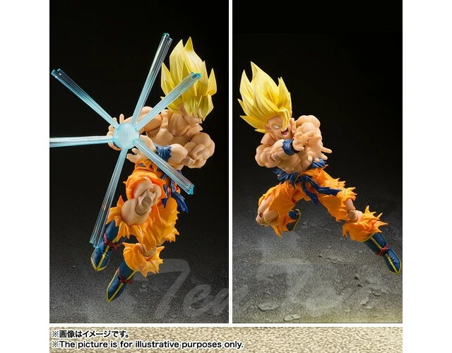 Alt view image 5 of 5 - Japan S.H.Figuarts Dragon Ball Z Super Saiyan Son Goku Action Figure