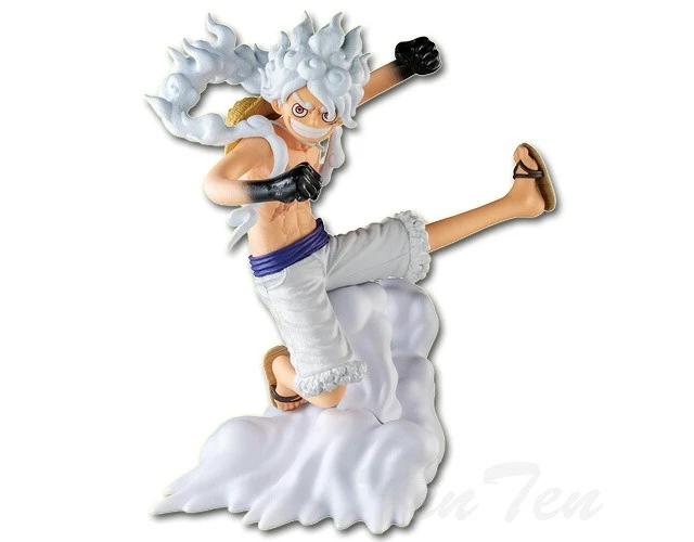 Alt view image 2 of 3 - Japan One Piece Senko Zekkei Luffy & Bonney Figure Set