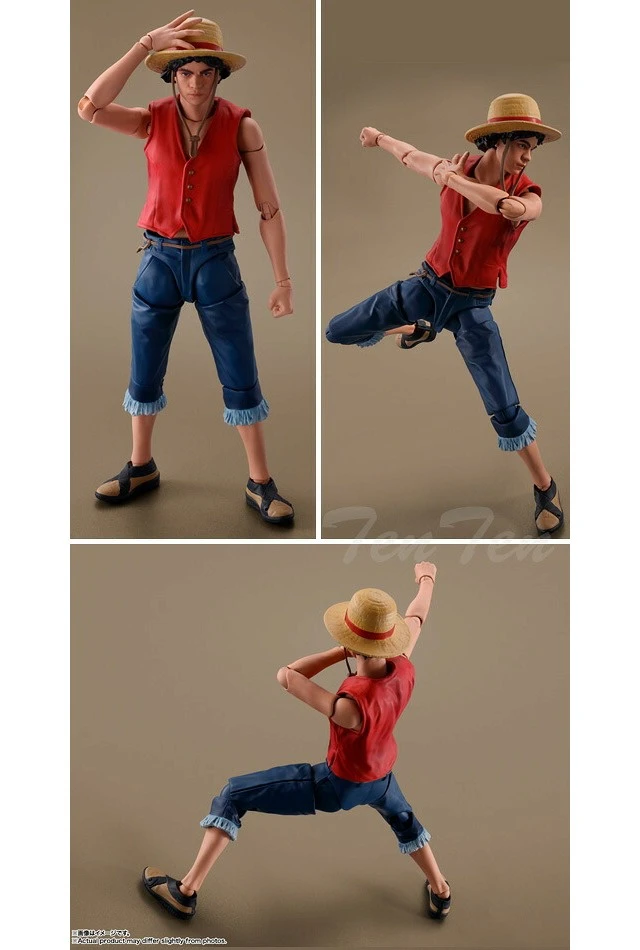Alt view image 3 of 7 - Japan S.H.Figuarts ONE PIECE (A Netflix Series) Monkey D. Luffy Action Figure