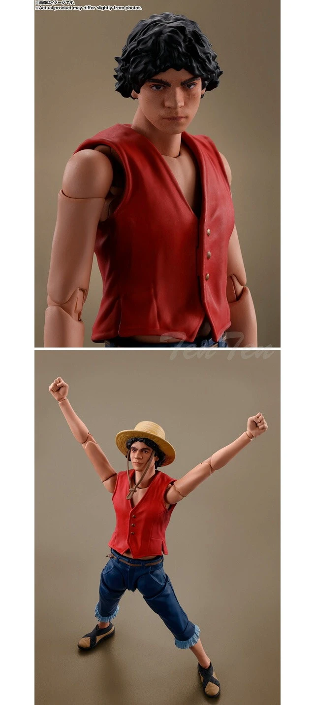 Alt view image 4 of 7 - Japan S.H.Figuarts ONE PIECE (A Netflix Series) Monkey D. Luffy Action Figure