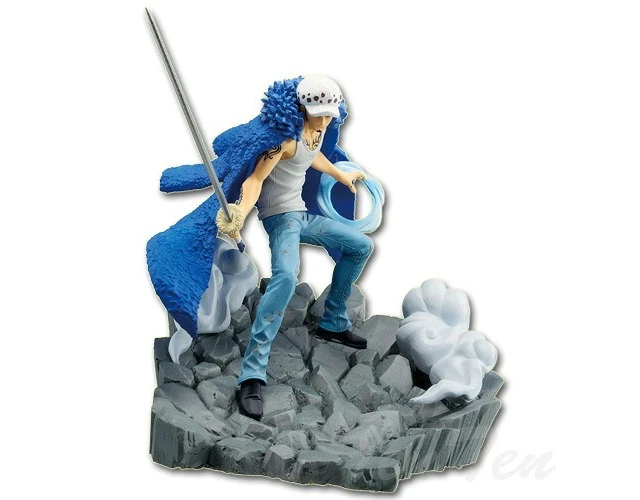 Alt view image 2 of 7 - Japan Banpresto One Piece Trafalgar Law & Marshall D. Teach Senko Zekkei Figure