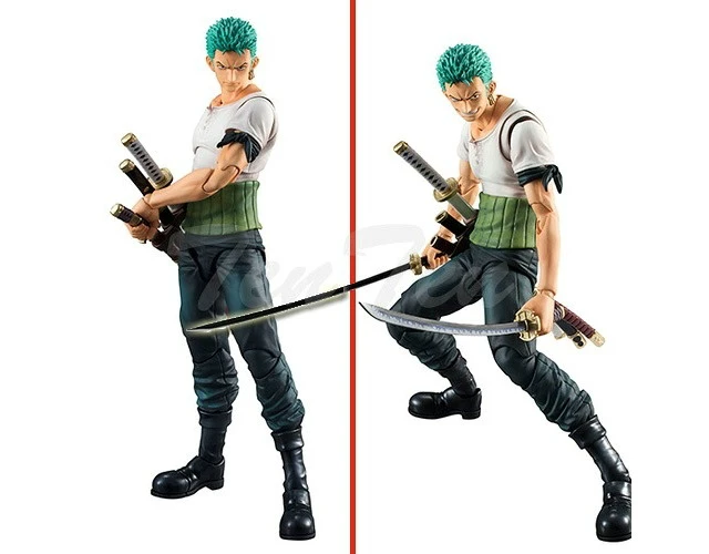 Alt view image 2 of 7 - Japan Variable Action Heroes One Piece Roronoa Zoro Past Blue Action Figure