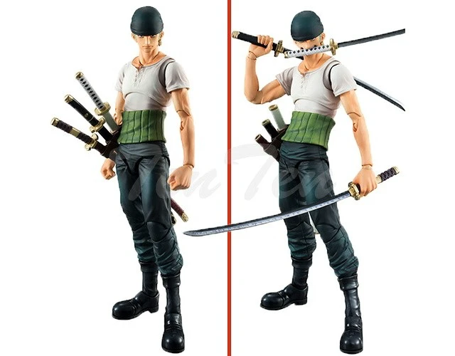 Alt view image 3 of 7 - Japan Variable Action Heroes One Piece Roronoa Zoro Past Blue Action Figure