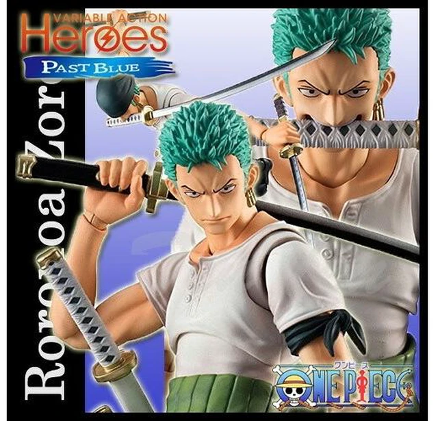 Main image of Japan Variable Action Heroes One Piece Roronoa Zoro Past Blue Action Figure