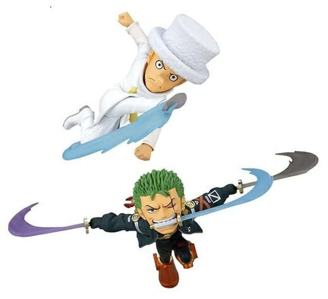 Main image of Japan Roronoa Zoro & Kaku: World Collectable Figure - One Piece