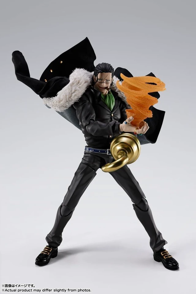 Alt view image 4 of 5 - S.H.Figuarts ONE PIECE Sir Crocodile Marineford Summit War Action Figure