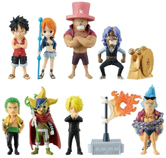 Main image of World Collectable Figure One Piece Enies Lobby 1-2 Set of 10 US DUTY PAID