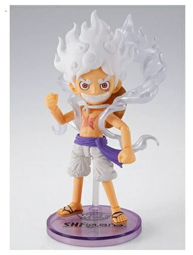 Main image of S.H.Figuarts One Piece Monkey D. Luffy Gear 5 Figure New US Import Fees Included