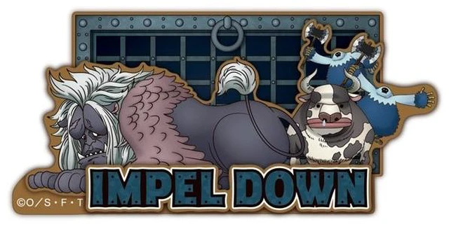 Main image of Movic ONE PIECE Impel Down Arc Magnet US Import Fees Included