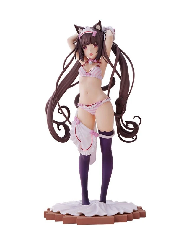 Alt view image 2 of 6 - PLUM Nekopara Chocola Changing Clothes Ver. 1/7 Figure US Import Fees Included