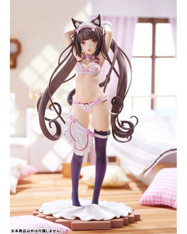 Alt view image 3 of 6 - PLUM Nekopara Chocola Changing Clothes Ver. 1/7 Figure US Import Fees Included