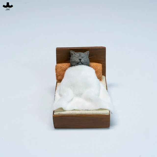 Alt view image 3 of 6 - JXK Studio Slumber Cat Ver. A Figure US Import Fees Included