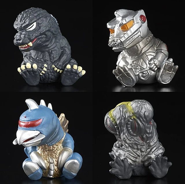 Alt view image 2 of 2 - TakaraTomyArts Godzilla Mini Figure Set of 4 Katazun Fig. US DUTY PAID