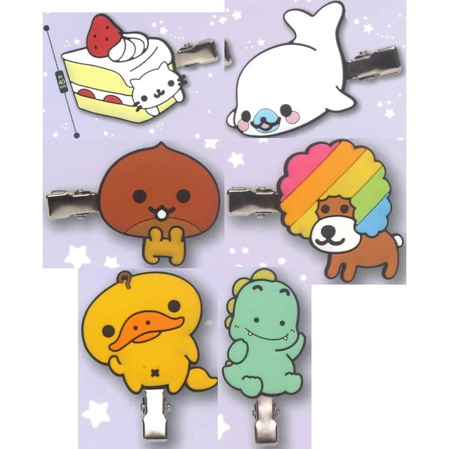 Alt view image 2 of 2 - IP4 San-X Universe Complete Set of 6 Hair Clip US Import Fees Included
