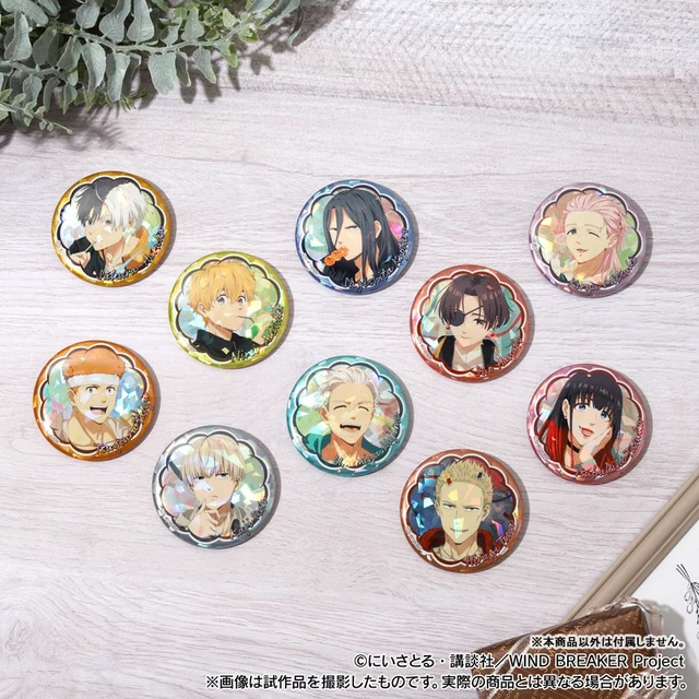 Alt view image 2 of 3 - Movic WIND BREAKER Hologram Badge Box of 10 US Import Fees Included