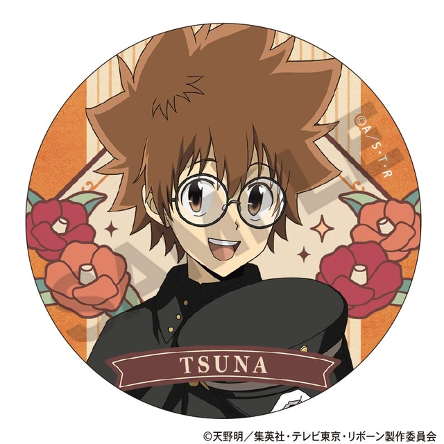 Alt view image 3 of 6 - Kurakkusu Katekyo Hitman Reborn! Retro Outfit Can Badge Box of 9 US DUTY PAID