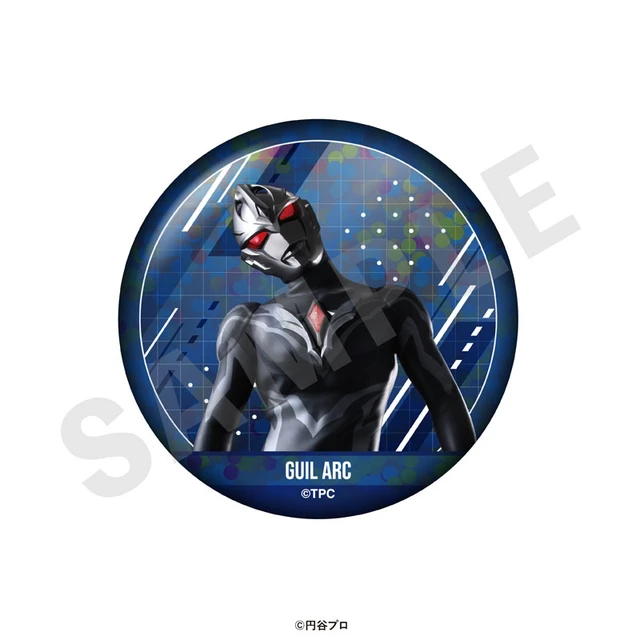 Alt view image 6 of 6 - Ultraman Series Giru Aaku Can Badge Box of 10 US Import Fees Included