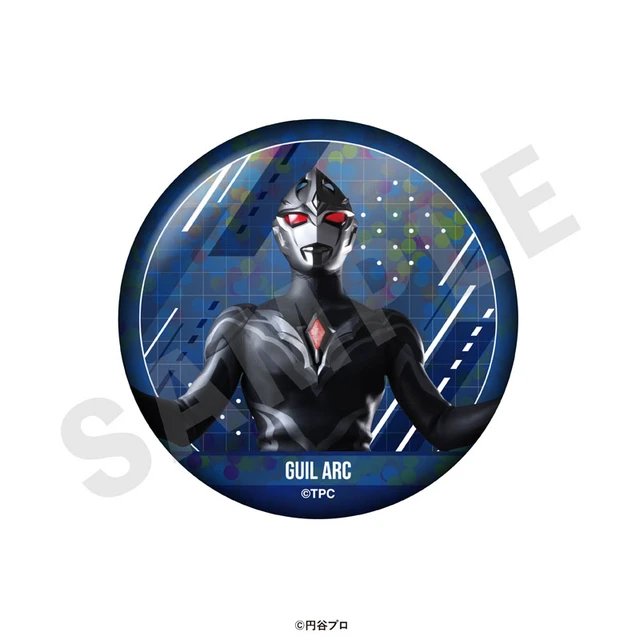 Alt view image 5 of 6 - Ultraman Series Giru Aaku Can Badge Box of 10 US Import Fees Included