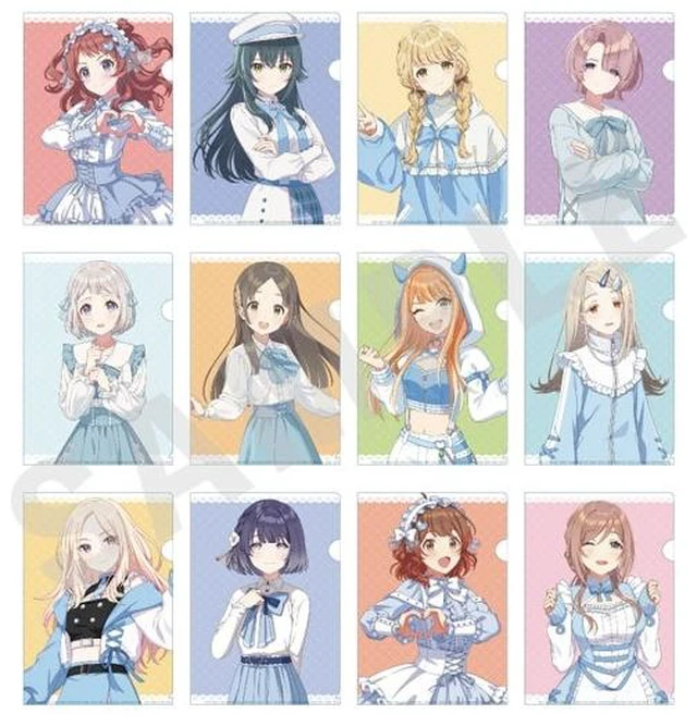 Main image of Gakuen Idolmaster Clear File Set of 12 Trading US Import Fees Included