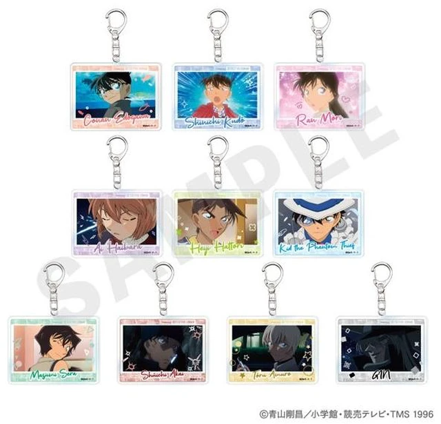 Main image of coly Detective Conan Favorite Series Keychain Set of 10 US Import Fees Included
