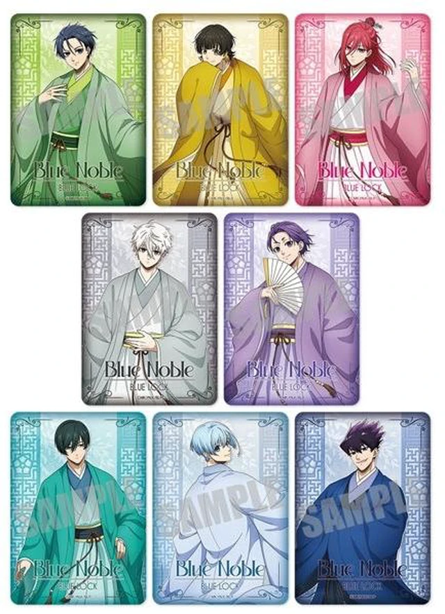 Main image of Blue Lock Blue Noble Ver. Trading Card Set of 8 US Import Fees Included