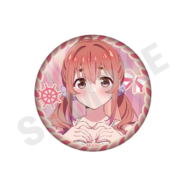 Alt view image 5 of 6 - Rent-A-Girlfriend Trading Aurora Redesign Can Badge Set of 10 US DUTY PAID