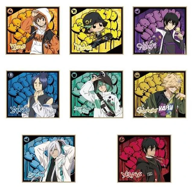 Main image of GRANUP Katekyo Hitman REBORN! Street Fashion Mini Shikishi Box of 8 US DUTY PAID