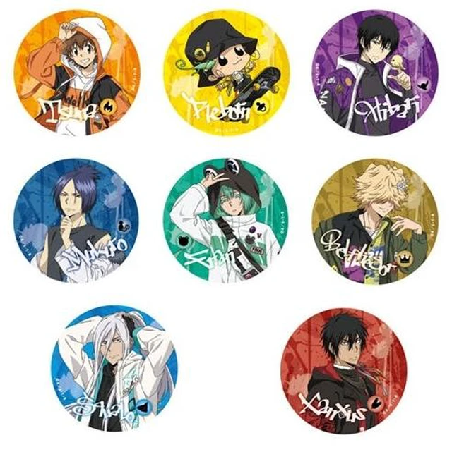 Main image of GRANUP Reborn! Street Fashion Can Badge Box of 8 US Import Fees Included