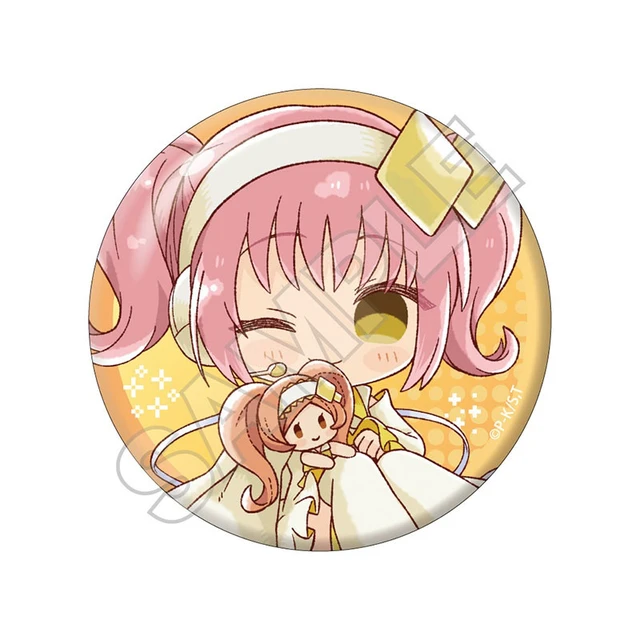 Alt view image 5 of 6 - GRANUP Shugo Chara! Sketchu! Glitter Can Badge Box of 8 US DUTY PAID