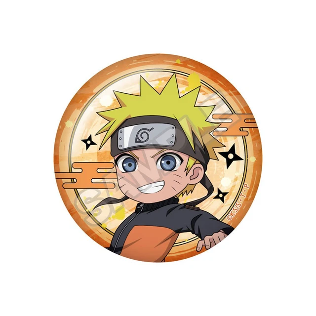 Alt view image 2 of 6 - GRANUP NARUTO Shippuden Battle Vol. 1 Can Badge Box of 6 US Import Fees Included
