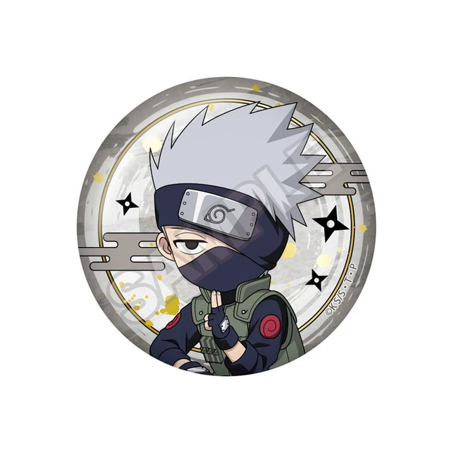 Alt view image 5 of 6 - GRANUP NARUTO Shippuden Battle Vol. 1 Can Badge Box of 6 US Import Fees Included