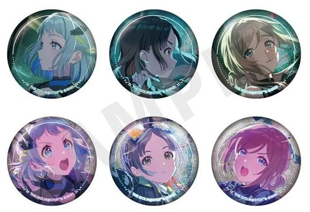 Main image of Gakuen Idolmaster Glitter Howling over the World Ver. Can Badge Box of 6