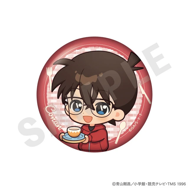 Alt view image 2 of 6 - Detective Conan Mini Character Kitchen Ver. Can Badge Box of 8 US DUTY PAID