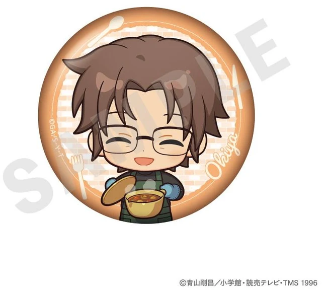 Alt view image 6 of 6 - Detective Conan Mini Character Kitchen Ver. Can Badge Box of 8 US DUTY PAID