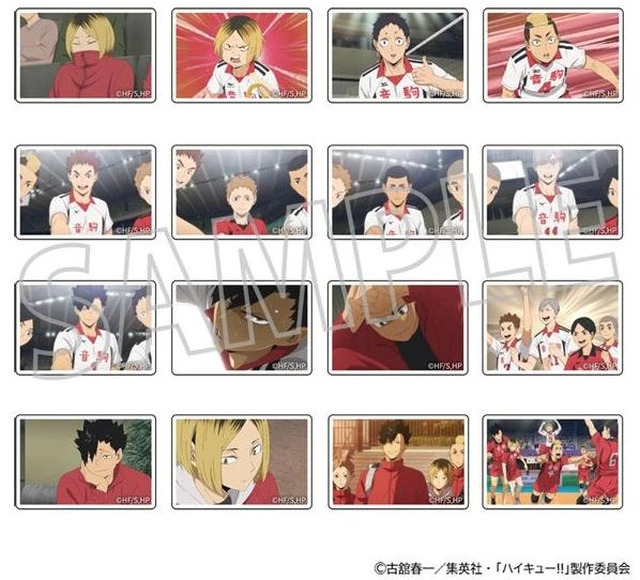 Main image of Movic Haikyu!! Nekoma High School Magnet Box of 8 US Import Fees Included