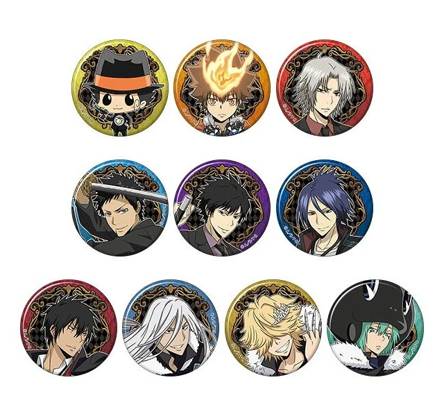 Alt view image 2 of 3 - Movic Hitman Reborn! Badge Box of 10 Bonus US Import Fees Included