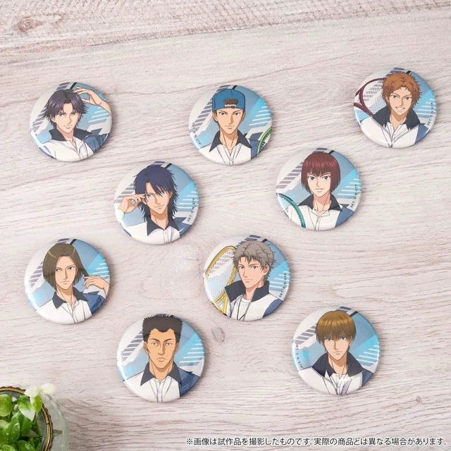 Alt view image 2 of 2 - Movic New Prince of Tennis Hyotei Can Badge Box of 9 US Import Fees Included