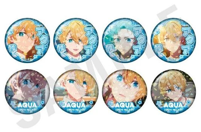 Main image of Oshi no Ko Aqua Favorite Series Vol. 2 Can Badge Set of 8 US DUTY PAID